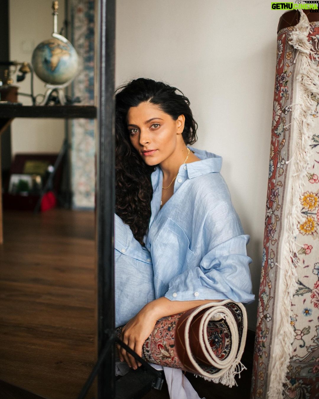 Saiyami Kher Instagram - When you get all you want and you struggle for self, and the world makes you king for a day, then go to the mirror and look at yourself and see what that man has to say. For it isn't your mother, your father or wife whose judgment upon you must pass, but the man, whose verdict counts most in your life is the one staring back from the glass. He's the fellow to please, never mind all the rest. For he's with you right to the end, and you've passed your most difficult test if the man in the glass is your friend. You can fool the whole world, down the highway of years, and take pats on the back as you pass. But your final reward will be heartache and tears if you've cheated the man in the glass. - Dale Wimbrow 📸 @bharat_rawail Styled by @jinalpnagda In @