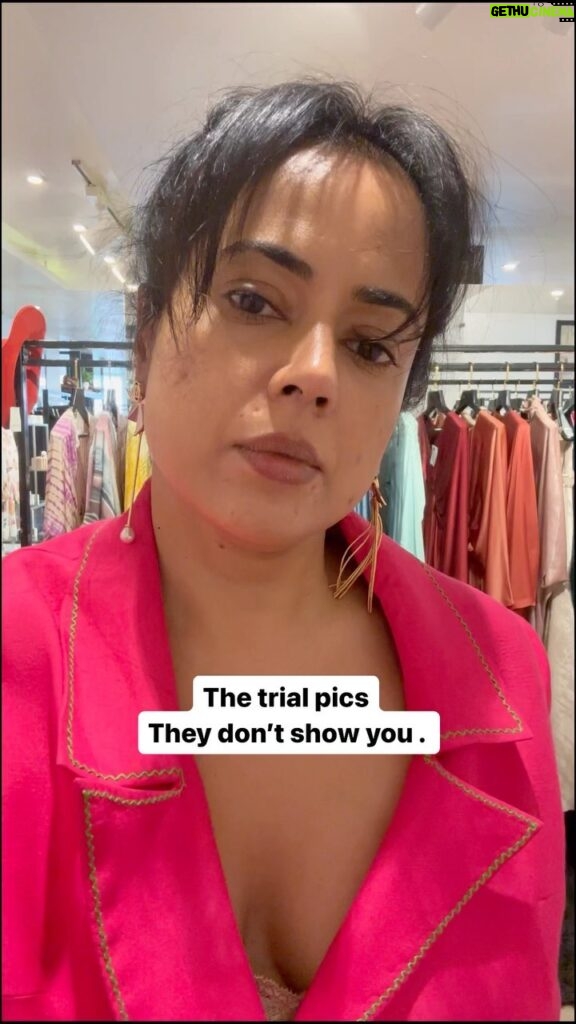Sameera Reddy Instagram - What you don’t see😎 #imperfectlyperfect #keepingitreal