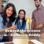 Sameera Reddy Instagram - BTS with Sameera Reddy - making a cinematic bread omelet video 😄💥 This video was planned super last minute and we had just 2 hours to shoot it all. What a fun and crazy experience this was. 😄🔥 ——— Follow @neeraj_elango for more ——— #bts #behindthescenes #foodvideography #foodgasm