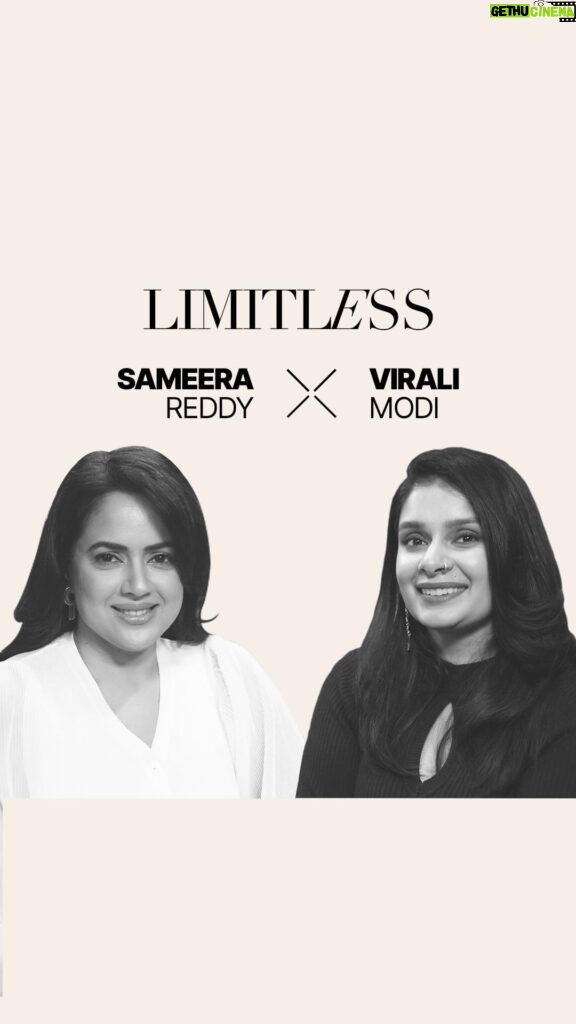 Sameera Reddy Instagram - Do not give power to Toxic relationships because something good will come if you let go 🙌🏻. You have to believe you are worth so much more . In this powerful episode of #Limitless by Westside, I got to sit down with India’s first wheelchair-using model and disability rights activist, @viralimodi_ We chatted about the incident that changed her life when she was 15, her experience with toxic relationships and how her mother’s love was what kept her alive. Episode now available on all podcast apps. #WestsideStores #Limitless #Podcast #SameeraReddy #ViraliModi #DisabilityRights #Strong #Respect #BeautifulLife #BeYou #BeBold #Life #Explore #Love #Trending #ATataEnterprise