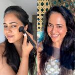 Sameera Reddy Instagram – Sunkissed Natural Messy Makeup with my new favs✨ this look is a quickie & takes 20 mins for the strobe to set & naturally glow . 
@maccosmeticsindia strobe cream – Pinklite
@smashboxcosmetics – Photo Finish Primer 
@toofacedlovesindia foundation – warm sand 
@charlottetilbury – Pillow talk eye shadow Palette
@elfcosmetics – Stipple brush 
@shiseido – whipped powder blush – Sonoyo
@maccosmeticsindia – studio fix NC42
@lauramercier – mascara 
@colorchemistry.in – brown eye pencil 
@charlottetilbury  Filmstar bronze & Glow
@patmcgrathreal Love + Lust Gloss 

Always work with products you already have & suited to your tone❤️

#MessyMama Not really a #makeup #tutorial 😉
