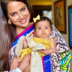 Sameera Reddy Instagram - I gifted myself to Akshai on our first Diwali together! 😂2011 ! Then our family grew thru the years in the most beautiful way ! Diwali nostalgia 🪔✨ #throwback #diwali #family #forever ❤️