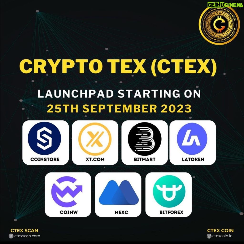 Sana Sultan Instagram - The world of cryptocurrencies is abuzz with excitement as Crypto Tex (CTEX) announces its highly anticipated launchpad event, set to take the crypto industry by storm🔥So now you can also join the crypto movement with CTex Coin. @ctexcoin the cryptocurrency that's lighting up the future of finance. The journey of cryptocurrency has been incredible, and CTex Coin is the torchbearer✨ Invest with confidence through Metamask as they embark on a journey towards financial prosperity. The highly anticipated IEO is just around the corner, starting on September 25th, hosted on top exchanges like coin store , XT com , bitmart , Latoken , coin W , MEXC , and Bitforex . Stay tuned for this historic moment on October 2nd, and be part of the future of cryptocurrency. For more information, visit CTex Coin Official Website. Ctexcoin.io