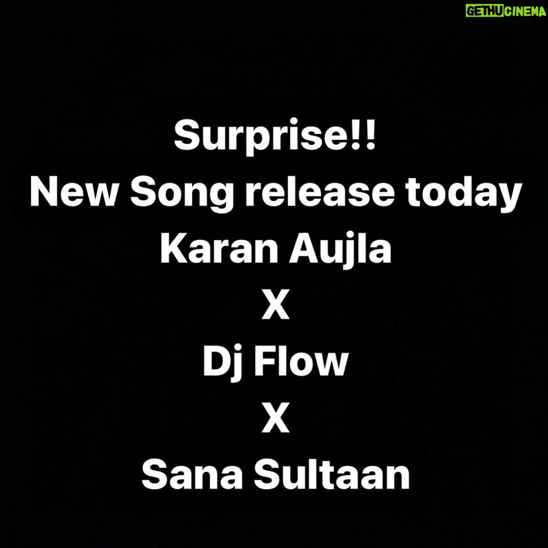 Sana Sultan Instagram - I know ye song ne bohot wait karwaya but Finally!! 🤍 “Ok Report” releases today… stay tuned🥰🤞🏻 @djflowofficial1 @karanaujla_official @sanakhan00 #sanasultankhan #sanasultaan #djflow #karanaujla #okreport