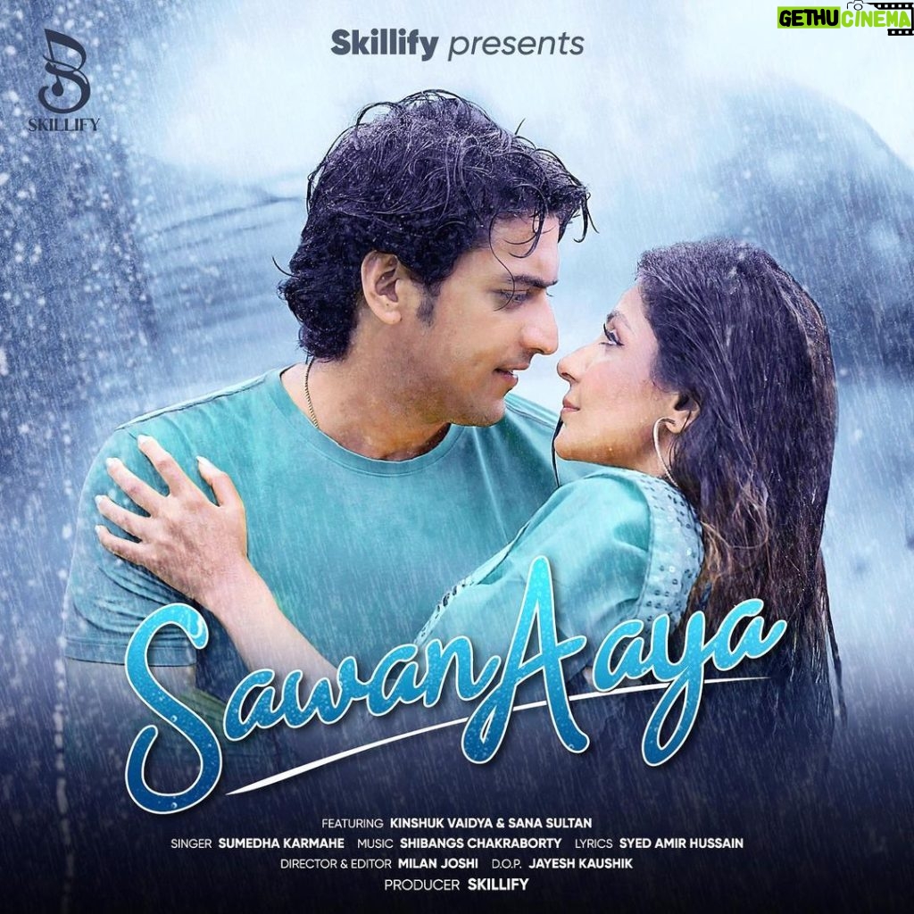 Sana Sultan Instagram - Really excited for this one as it’s sung by one of my fav singers @sumedhakarmahe (the day i heard “toota jo kabhi taara” i had manifested that i would wanna b face of her voice someday) & here we go today❤️ And this new monsoon song 'Sawan Aaya' (really melodious track)presented by Skillify music is coming out soon🥰We are sure this melody will trigger your nostalgic monsoon moments. ❤️✨ @kinshukvaidya54 @sanakhan00 @sumedhakarmahe @shibangsofficial @writer_amir @milan_joshi__ @skillifymusic #newsong #sawanaaya #bollywood #trending #monsoon #album #single #instagram #poster #firstlook #hindi #originals #queenss #sanasultan