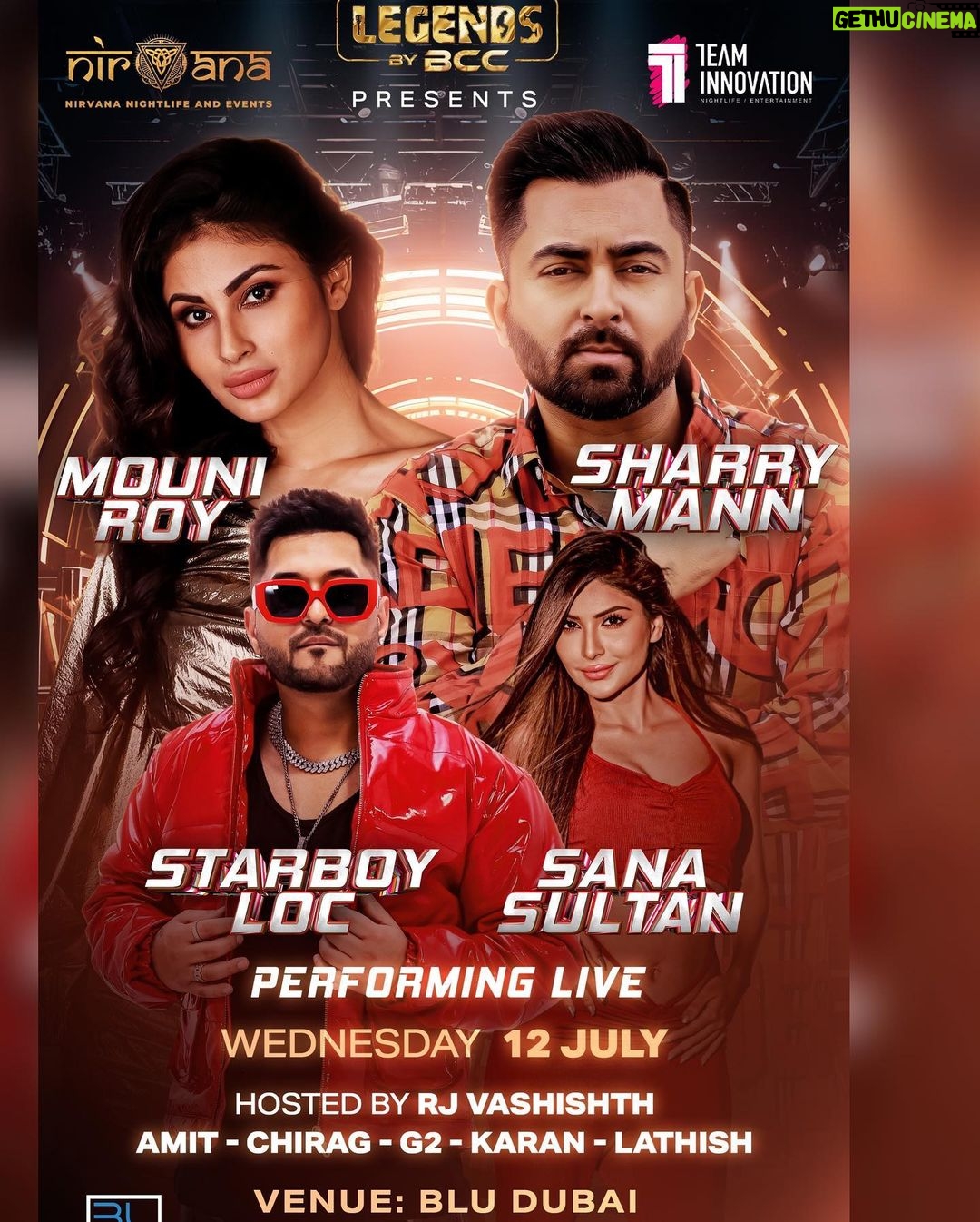 Sana Sultan Instagram - Dubaiii, it’s a Huge Day🥰 See you guys tonight! Excited to Perform Live! Less go❤️✨🔥 Dubai, United Arab Emirates