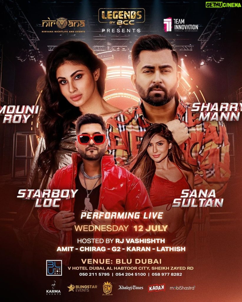 Sana Sultan Instagram - Dubaiii, it’s a Huge Day🥰 See you guys tonight! Excited to Perform Live! Less go❤️✨🔥 Dubai, United Arab Emirates