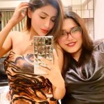 Sana Sultan Instagram - @ben_blank13 kya he bolu!! (This one vl b long) Can’t believe i m writing ur Farewell post!!😅 Your Entire being reminds me of my childhood..M lucky k meri bachpan ki sabse pehli dost he meri bestiee hai aaj bhi❤️sister from another mother🥰U have seen me in my all good & bad times! Motivated me always, kitni b fights ho hum hamesha ek hojatey they lad kar(wese b i can’t afford to fight with u) bohot zyada he secrets hai abhi tere pass mere😈🤣🤣 Mixed feeling hai bohot zyadaa…khush hu cuz U r going ahead in life, ur career is calling u…. Something that i always motivated u to do…🥰🥹 Sad isliye cuz u r going lil far away (Kheir Dubai he hai, itna dur b nai) Just 3 Hours Flight away from you… Pehli mumbai mei macha tey they Ab Dubai hoga😋👻 Jis chiz k liye ja rahi hai, vo pura kar k aa… The Dreams we saw together vo zarur pure honge (meri zubaan hai) 🥰 I will miss u wayy too much… Go baby girl, we have to Fly really high… Told u my Dream right, it’s connected to urs! Our dream life is calling us❤️ for now u gotta go.. Love u wayyy too much!!! I know u love me way more than i love u! (Teri jagah koi ni le sakta) toh kabhi kisi aur k sath mujhe dekhe toh zyada jealous hone ki zarurat ni hai samji🤣🤣 ok bye😈🥰❤️