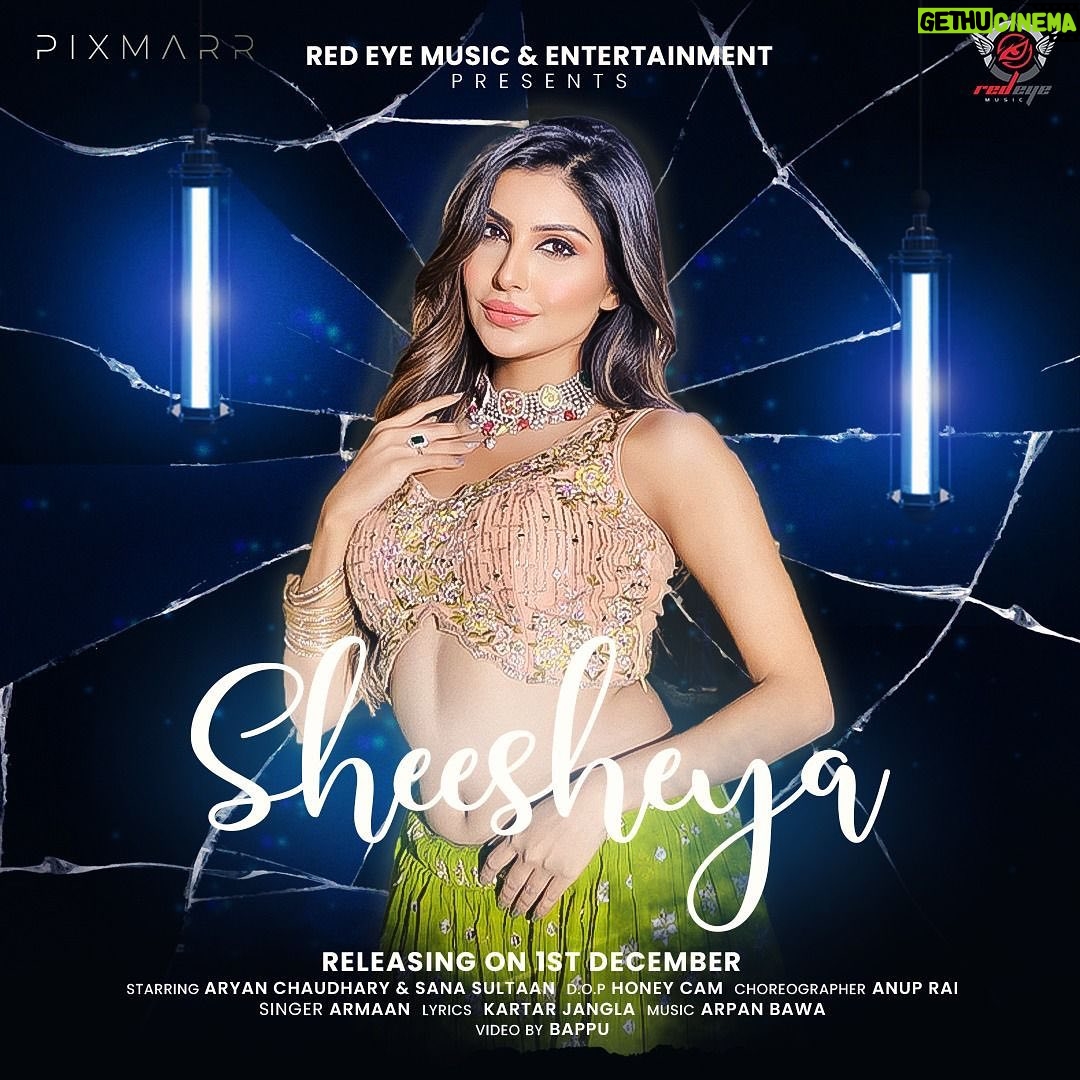 Sana Sultan Instagram - Sheesheya🤍 Coming on 1st December.. Stay tuned🤞🏻 . . . . . . Singer - @itsarmaanofficial_ Label - @redeyemusicentertainment Feature : @aryan.chaudhary.official Lyrics - @kartarjangla01 Music - @arpanbawa Cast - @sanjh_creatives