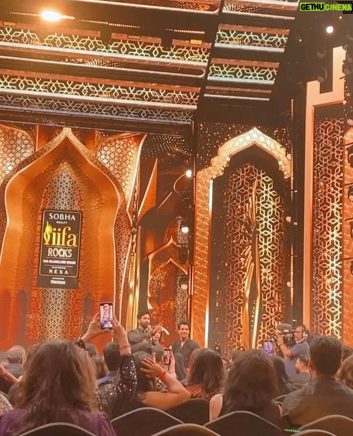 Sana Sultan Instagram - Iifa 2023 ❤️ What a feeling to walk the Green Carpet & get the chance to witness this Grand Event..😇🥰 Shukriya Iifa for this honour 🙏🏻🤍💫 #YasIsland #VisitAbuDhabi #Nexa #CreateInspire #SobhaRealty #EaseMyTrip @yasisland @VisitAbuDhabi @NexaExperience @EaseMyTrip Yas Island, Abu Dhabi