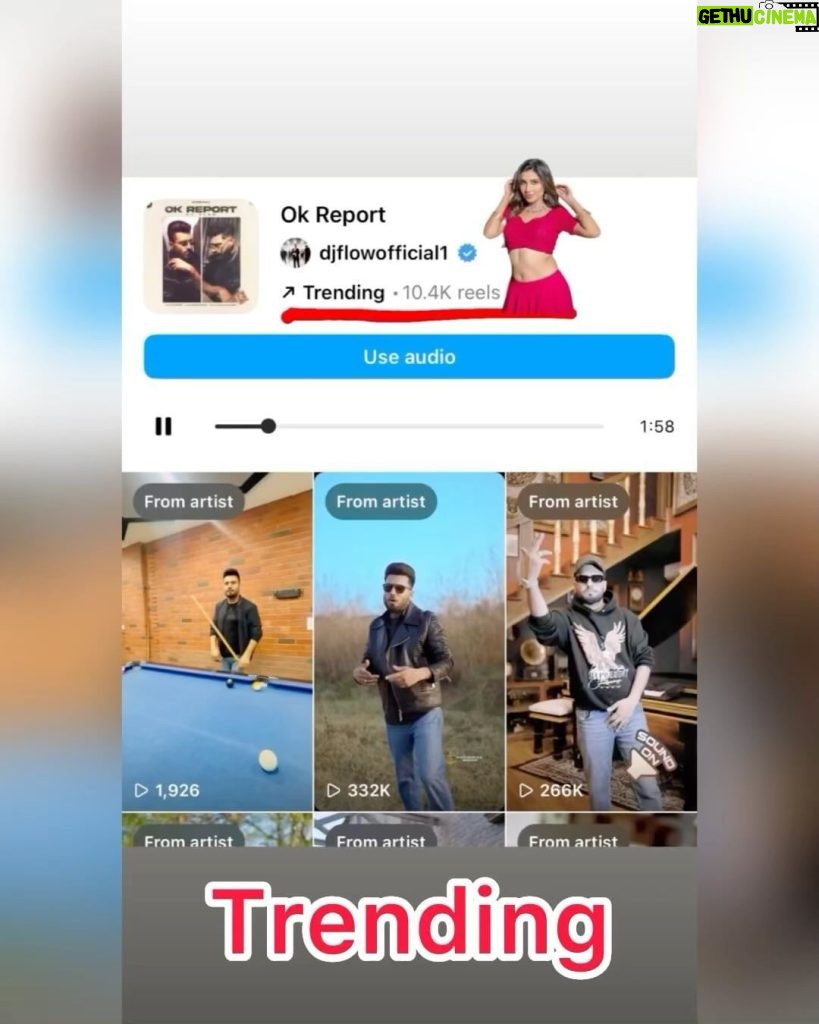 Sana Sultan Instagram - I truly feel i live for days like these🥹 Call it co-incidence, luck, hardwork or blessings, My 4 Songs are trending currently on instagram reels at same time❤️ Every song is close to my heart.. super special to me.. Every character i played taught me a lot & gave me chance to grow as an Artist.. Big thank u to everyone associated with every song i did, at the end it is Team Work💪🏻 It’s overwhelming to see all the songs trend which i am part of…I guess it’s one way of Universe motivating me & telling me that i m doing something Right😅 Thank u lovelies for ur big support in everything i do🙏🏻 I promise to bring more great things in future💕 Thank u God Thank u Universe ❤️🙏🏻