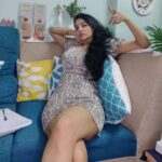 Sanam Shetty Instagram - Hey there! Have a great day ❤️ . . Outfit @coolclub #getgroovin #midweekstyles #bodycon #pastel #minidress #beyou