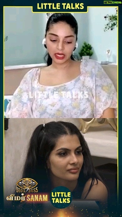 Sanam Shetty Instagram - BB7 - #Vimarsanam with @littletalksmedia #Ananya . . Wardrobe @coolclub_chennai #live #review #BBTamilSeason7 #biggboss7tamil #youtube