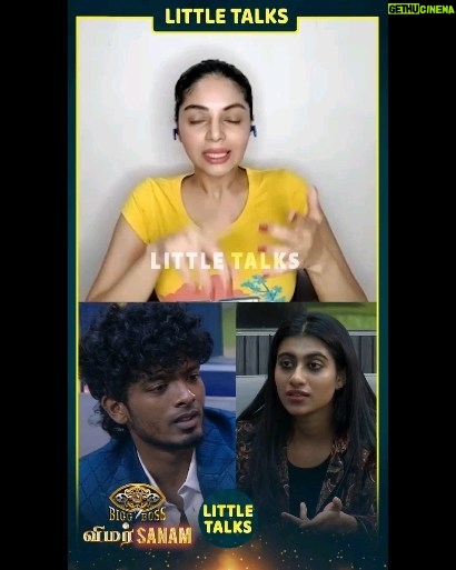 Sanam Shetty Instagram - Consenting adults can love anyone they want. We can't judge or interfere. There are no rules against kissing.. usually gets edited out but the problems here: #Aishu called #Nixen as brother initially, hasn't verbally reciprocated his feelings, confessed to having a bf outside, claimed that her family is very orthodox, tried to shift blame on #Nixen after weekend epi, twisting #Pradeep 's words to her convenience! I hope BB team brings in #Aishu 's bf on the weekend episode! #biggboss7 #biggbosstamil @vijaytelevision @disneyplushotstartamil @littletalksmedia #vimarsanam