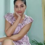 Sanam Shetty Instagram - Feelin cool after a hot oil massage! . . Baby pink summer dress by @coolclub_chennai #reels #summerdress #pamperyourself #oilmassage #haircare #nomakeup #nofilter #skinfresh #telugubgm