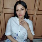 Sanam Shetty Instagram - Good can never be bad..bad can get good 🤍 . . Top @coolclub_chennai #organza #top #sundayfunday