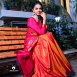 Sanam Shetty Instagram - Be good. Do good 💗 Happy #vijayadashami to you and your family 🌼 . . Clicks @crackjackphotography Muh @ratnamakeupartist Organised by @shamini_shankar_official Event @parasriazahmed1 Jewellery @chennai_jazz #happydussehra #festivities #indian #pattusaree #ranipink