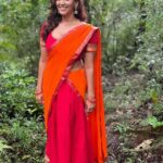Sanjana Singh Instagram - At shooting movie name : Nalladhu sei Director name : kalimuthu Sir Producer : Sri karupar films Hero name: R Rahul Raj @rahulregi20 Location: Megamalai tiger reserve forest costume Designer : @sidneysladen ❤️