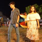 Sanjana Tiwari Instagram - palluvelakka dhaan brush needhan enakku crush nammakulla edhuku rush you are my only wish #parottavaratta #thinkindie with schoolgirl @sanjanatiwari_