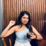 Sanjana Tiwari Instagram - A coffee aficionado indeed. ☕️ 📸 @varshithaa.govardan