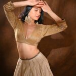 Sanjeeda Sheikh Instagram - Outfit @labelnityabajaj #ajrakhbynityabajaj 📷 @deepak_das_photography Makeup @makeupbytanvishah Jewel @the_jewel_gallery Stylist - @priyanshi2102