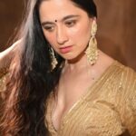 Sanjeeda Sheikh Instagram - Outfit @labelnityabajaj #ajrakhbynityabajaj 📷 @deepak_das_photography Makeup @makeupbytanvishah Jewel @the_jewel_gallery Stylist - @priyanshi2102