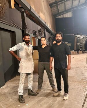 Sanjjanaa Instagram - “ @kundara_andiyappees “ is the page & the name of my upcoming #malyalamfilm … 

it felt like a breeze of fresh air to go back on sets and shoot this film for me after I became a mom , along side co- star @sreenathbhasi and #saipriya , (our pics will be out in the next album ) …. 

Director @vijay kumar , who is a renowned malyalam actor is calling the cuts for this film , along side the film is produced by the founder of @head__and__face  Mr Baiju a NRI from London , a very very passionate actor and also he is playing the main antagonist in this film & another producer is Mr . Benoy who is taken care of all actors with at most hospitality 🌸…. 

Action sequences are Coreographed by @ashrafgurukkal  master ji … I am very fortunate that I got to work with such a good technician like him. He is a school in himself. 

we have had long schedules and the film has wrapped up after 75 day-long shooting schedule I had taken my little infant @princealarik  too with me … it was a very hard working phase for me as I had a lot of action to perform in the film & I can’t wait for you all to see me back on the big screen as a IPs office , this film is going be a laughter riot & I am going to entertain you with my half baked funfull Malyalam skills 😍😍😍😍😍. 

Thank you Dop @jomon_cinematographer sir for making me look so good … can’t wait to go dubbing for my film for the very first time in Malyalam this #december , as the film gets ready to release this feb ❤️ 

Prince Shelly is doing the Pr of the film . ❤️ @prins_shelly . 

Thank u @anukurisinkal , Surya & Shyam sir from director department to have been such a strong support in teaching me malyalam .