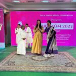 Sanjjanaa Instagram - It was a blissful transforming experience to be visiting #bramhakumaris , for the launch of @mrsmom season 7 with @dr.k.shilpireddy , At first, I thought I have just gone for the launch of Mrs mom but later on as I learnt more about the Brahma Kumari’s community. I am so wowed with how they are emphasising and creating at most importance for the betterment of the mental health of people … If you are mentally healthy, you are the most wealthy being a young person in today’s times . Also, what I understand is , its extremely important to be talking openly and to be seeking help. If you are in pain or in any incompatible position in life, “ Come what may “ whatever it is , may it be your career, your personal life or any thing that’s not going right for you . It’s great to have friends who are genuine whom you can speak your issues out to and seek spiritual and mental help & guidance . one such friend I made here is Prassanaa didi , a mentor and a soul friend . Outfit @momzjoy Location @brahmakumarisindia (Jakkur banglore city ) @dr.k.shilpireddy Karnataka, Bangalore