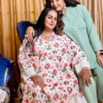 Sanjjanaa Instagram - Sometimes to continue our Social Media journey and make it more interesting , I feel the need of shooting with a companion … who better than my own boss, my own mom … 😍 we both look so fabulous in this lovely outfit from @momzjoy … it was fabulous to see my girls to come together @anjana_anjanadeshpande did our make up & @makeupbymeghamalhotra did my hair …. Let’s chat now in comment that how are you liking the look ? Follow my mom on instagram & welcome her with some love 💓💓 big shout oh and cheers to all moms there who have been coping up with there overwhelming hectic schedules to be managing their children and their careers … love to all life is too short, cherish every moment and live well while it lasts … ❤️ 21st Amendment Gastrobar Indiranagar