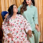 Sanjjanaa Instagram - Sometimes to continue our Social Media journey and make it more interesting , I feel the need of shooting with a companion … who better than my own boss, my own mom … 😍 we both look so fabulous in this lovely outfit from @momzjoy … it was fabulous to see my girls to come together @anjana_anjanadeshpande did our make up & @makeupbymeghamalhotra did my hair …. Let’s chat now in comment that how are you liking the look ? Follow my mom on instagram & welcome her with some love 💓💓 big shout oh and cheers to all moms there who have been coping up with there overwhelming hectic schedules to be managing their children and their careers … love to all life is too short, cherish every moment and live well while it lasts … ❤️ 21st Amendment Gastrobar Indiranagar