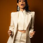 Sarah Jane Dias Instagram - we. like. to party. . hair and makeup - @fromlinertolipstick suit - @sshomme jewellery - @curiocottagejewelry photography - @mhatreom . #fashionphotography #fashion #howtowearasuit #suit #indianfashion #indianfashiondesigner