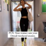 Sarah Jane Dias Instagram - I swear I only had two drinks 😬 . #diwaliweekend #trainerwoes