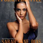Sarah Jane Dias Instagram - The Epitome of Grace, @sarahjanedias Dazzles on our October Digital cover💫 . Outfit: @gavinmiguelofficial Earrings: @swarovski Hair & Makeup: @fromlinertolipstick Photography: @shrutisbagwe Artist PR: Ritu Devnani @butterflycomm.in Co-ordinated by: @nadiiaamalik . . . #sarahjanedias #coverstar #covershoot #poiseandstylemag