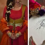 Sayli Patil Instagram - #reuse #recreate Diwali outfit planning is an exciting task. I keep mixing and matching my plain Anarkali suits with vibrant dupattas and that’s my secret to create endless stunning looks. This time, I chose my old pink suit with orange dupatta, added a stunning jacket for that extra pop of glam. Embracing this new color palette, and I'm absolutely in love with the result! :) 🌸✨ 📷 @kaustubh_gokhale