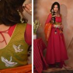 Sayli Patil Instagram - #reuse #recreate Diwali outfit planning is an exciting task. I keep mixing and matching my plain Anarkali suits with vibrant dupattas and that’s my secret to create endless stunning looks. This time, I chose my old pink suit with orange dupatta, added a stunning jacket for that extra pop of glam. Embracing this new color palette, and I'm absolutely in love with the result! :) 🌸✨ 📷 @kaustubh_gokhale