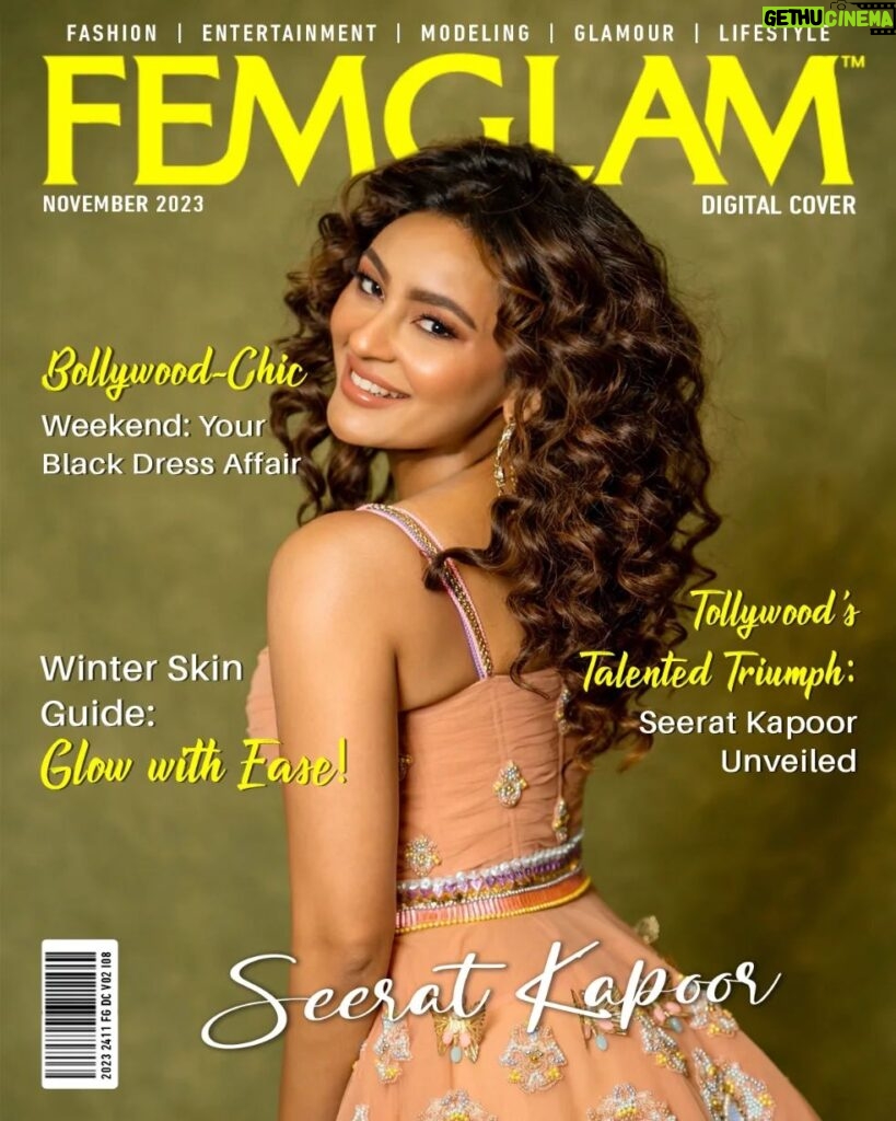 Seerat Kapoor Instagram - #FEMGLAMCOVER : Unveiling the charisma of November with the radiant Seerat Kapoor @iamseeratkapoor A powerhouse in Indian cinema, Seerat captivates hearts with her versatile performances. From the big screen to her philanthropic pursuits, she embodies grace and talent, creating an indelible impact. 🌟🎥 #SeeratKapoor #NovemberDiva Magazine : FEMGLAM ( @femglammagazine) Cover Star : Seerat kapoor ( @iamseeratkapoor ) Publisher : Rushikesh Raykar ( @rushikesh_raykar_official ) Editor in chief : Nikita Tiwari (@thenikitatiwari) Feature Editor : Trisha Ahirwal ( @trishaahirwal ) Production Head: Sujit Raut ( @the_sujit_raut ) Business Head : Pragya Kalapahad ( @prxgya_404 ) Outfit: @surabhi.gandhi Earrings: @rubans.in Footwear: @septembershoes Makeup: @khateejakhanofficial Hair: @bhanu_makeup_hairstylist Styled by : @officialanahita Style team: @pranathivarma.k Pic: @_anupphotography Talent Managed By - @cineriserprofficial #seeratkapoor #bollywood #bollywoodactress #femglammagazine #magazine #actress #fashion #entertainment #tollywood #actress #celebrity #celebritystyle #magazinecover #cover #instagram #trending #fashionstyle #celebrities #iamseeratkapoor #glamour