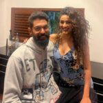 Seerat Kapoor Instagram - He’s not quite into camera’s off screen but is the first to initiate capturing memories! Happy Birthday you beautiful soul. May this year conspire all your dreams into a reality @ranadaggubati ♥️🎂💫