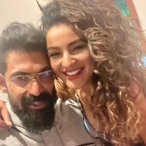 Seerat Kapoor Instagram - He’s not quite into camera’s off screen but is the first to initiate capturing memories! Happy Birthday you beautiful soul. May this year conspire all your dreams into a reality @ranadaggubati ♥️🎂💫
