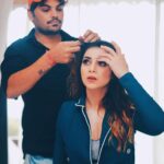 Sehrish Ali Instagram - Focusing behind the scene 🙈😛‼️ With @therahulsain #makeup #beauty #makeupartist #fashion #love #mua #photography #like #beautiful #instagood #sehrishali #model #follow #style #instagram #girl #photooftheday #art #cute #skincare #selfie #makeuplover #photo #myself #me #smile #picoftheday #bhfyp #makeupaddict #bhfyp