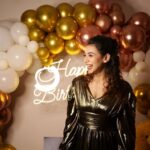 Sehrish Ali Instagram - An year older, an year bolder😈 Happy Birthday to me❣️ Mua @sunny_makeup_artist Click @iam_kunalverma Dress @enzo_fashion_forever Decor @balloonsdecor.in