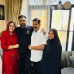 Shamna Kasim Instagram - Alhamdulillah, it’s been a long time VR and family @b.i.l.x.l @fabish_mohamed @shamnakasim Dubai, United Arab Emirates