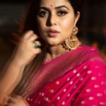 Shamna Kasim Instagram – Thank u @chelaclothing for this beautiful saree 🩷