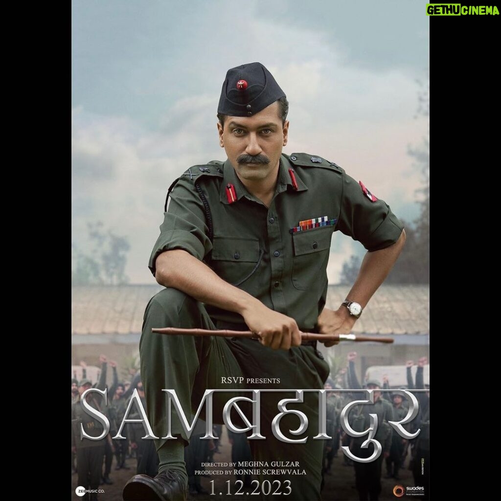 Sharib Hashmi Instagram - #SamBahadur releases this Friday !!! Watch the ammazzing life of Field Marshal #SamManekshaw and his military career spanning 4 decades portrayed soo brillliantly by @vickykaushal09 ❤️kya kar diya hai tumne bhai ❤️❤️👏🏻👏🏻 And the entire cast especially @sanyamalhotra_ ❤️ @fatimasanashaikh ❤️ @mohdzeeshanayyub ❤️ Whattay film @meghnagulzar ji ❤️ @ishantanus bhaiii ❤️ Was so happy to see my Muthu @ravindravijayisms in an interesting cameo ❤️ @rsvpmovies 👏🏻 @ronnie.screwvala 👏🏻 @pashanjal 👏🏻 @hasanainhooda 👏🏻 @divvyanidhhi 👏🏻 @nandinishrikent 👏🏻 @karan_mally 👏🏻 @hetalvariaofficial 👏🏻