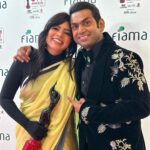 Sharib Hashmi Instagram - Us raat ka khumaar abhi bhi baaki hai ❤️ #FilmfareOTTAwards ❤️ @filmfare ❤️