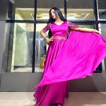 Sheetal Patra Instagram - Fluttering the wings of grace & twirls of elegance in this pink ensemble💖🌸🎀✨ from @soulbyindian by @peachypink_vibe #prettyinpink #flareandfab