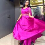 Sheetal Patra Instagram - Fluttering the wings of grace & twirls of elegance in this pink ensemble💖🌸🎀✨ from @soulbyindian by @peachypink_vibe #prettyinpink #flareandfab
