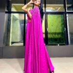 Sheetal Patra Instagram - Fluttering the wings of grace & twirls of elegance in this pink ensemble💖🌸🎀✨ from @soulbyindian by @peachypink_vibe #prettyinpink #flareandfab