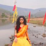 Sheetal Patra Instagram - ଶୁଭ ମହାଳୟା ଓ ବଜ୍ର ମହାକାଳୀ ପୂଜାର ଶୁଭେଛ୍ଛା🙏🌺🌟 Embracing the auspicious arrival of Maa Durga & welcoming the goddess energy!🙏✨ May her divine grace fill our lives with harmony and positivity💫🌸 #DurgaPuja #Blessings #navratri #maa #goddess #divinity #positivity #grace #prosperity