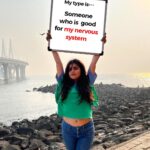 Shenaz Treasurywala Instagram – Or tall, dark, muscular and have a deep voice. Other qualities- kind, generous and never use plastic. What’s your type? #whatwomenwant #mytype