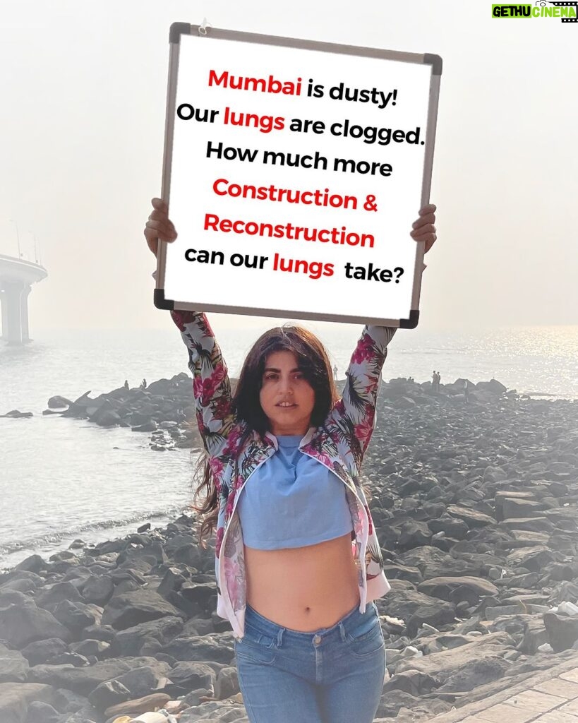 Shenaz Treasurywala Instagram - Mumbai’s turned into a construction circus. NOT just the metro but over 11,000 private building construction sites. This construction spree isn’t just about cranes and steel; it’s painting the town in a nasty haze, thanks to its not-so-eco-friendly impact. Debris trucks now rule the streets in Bandra, Khar, and Santacruz – welcome to the chaos of redevelopment. How did this happen? Project Approvals in Overdrive: – 1000 projects approved just for the Bandra-Andheri belt. Why are people okay w this?? A pumped-up Floor Space Index (FSI), and a housing market on steroids – people getting one more room in their apartments - if it’s a 2 bed, you can get a 3 bed. The builders put the people in an another building for a few years while they “re develop”. Buildings that don’t even need re development are getting re developed because everyone wants more room which means the cost of the flat goes up which means more money. As a result even RENTS HAVE DOUBLED. RENT IN BANDRA FOR A 2 BED WHICH WAS 1 LAKH A MONTH IS NOW 2 LAKH A MONTH! Landlords are retiring in Switzerland 🇨🇭 laughing their way to the bank! BMC’s approval stamp on 2,473 projects in 2021 was like hitting a jackpot – a cool Rs 15,000 crore in their pockets (not yours). Breathless Beauty Makeover: Forget facelifts; Mumbai’s doing a complete overhaul. Old buildings vanish, replaced by skyscrapers, leaving the city breathless for more reasons than one. And forget about HERITAGE BUILDINGS - THEY ARE BULL DOZING EVRYTHING NOBODY CARING ABOUT HERITAGE ANYMORE. Just pay a little more money and you can get the heritage tag off. ITS SAD TO SEE THIS GREED. Pollution levels hit the roof, and Mumbai’s paying the price for “progress”. BUT IS THIS PROGRESS??? CONSTRUCTION, POLLUTION, TRAFFIC, HONKING! IS THIS THE LIFE YOU IMAGINED FOR YOURSELF? CAN YOU HEAR A BIRD OR JUST ANOTHER IMPATIENT PERSON HONKING IN YOUR EAR WHILE YOU BREATHE SOME MORE DUST?? #mumbaiconstruction #mumbaipollution #mumbaihaze #mumbaiaqi Mumbai, Maharashtra